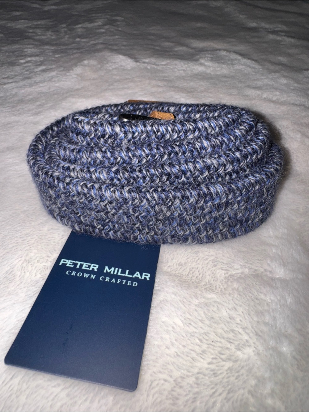 Peter Millar Crown Crafted Woven Belt Size 36